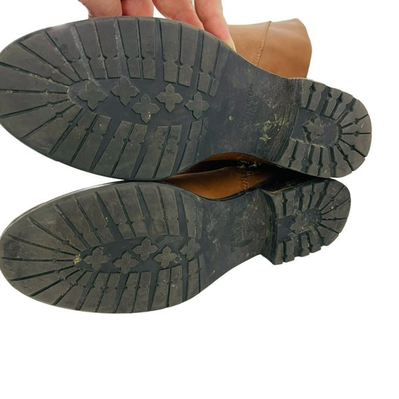 Franco Sarto Women's Perk Motorcycle Boot 7M Smooth Cognac Leather - Picture 10 of 10